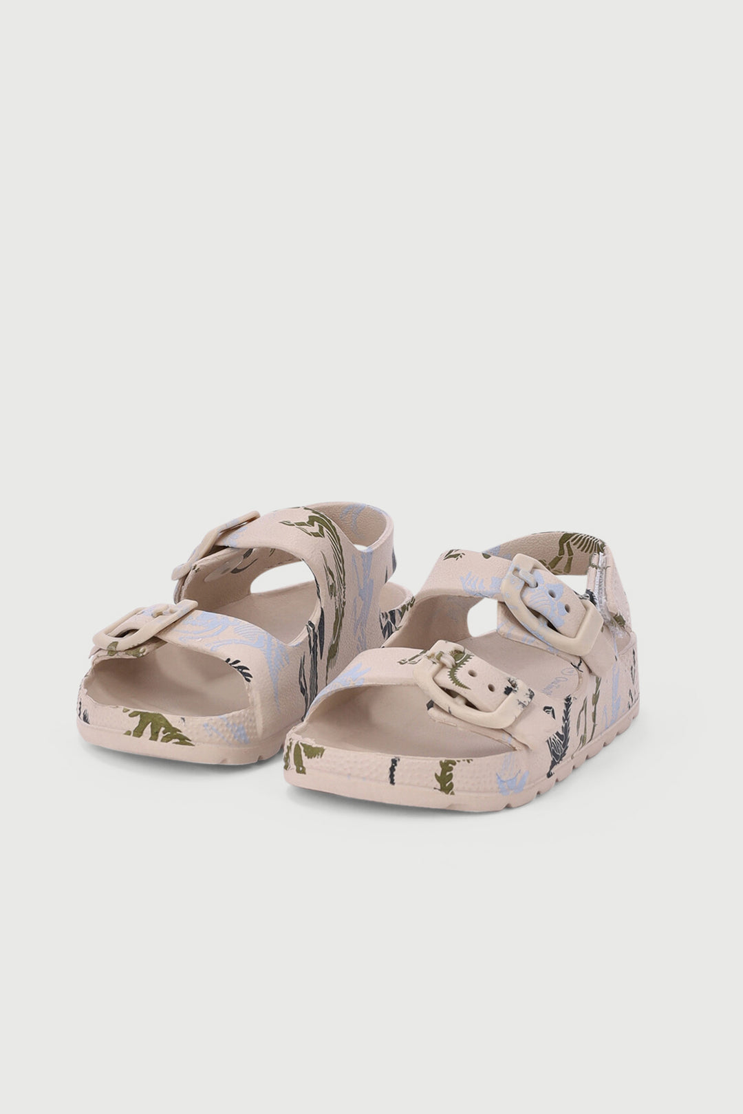Baby Boys Dino Moulded Health Sandal - Stone