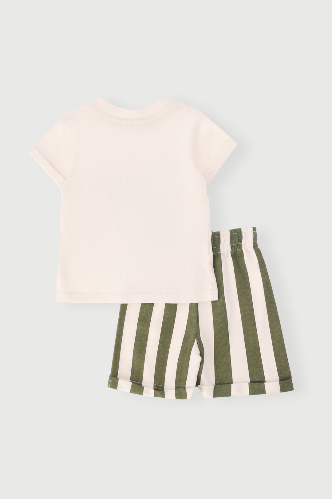 Baby Boys Safari Knit Set - Olive