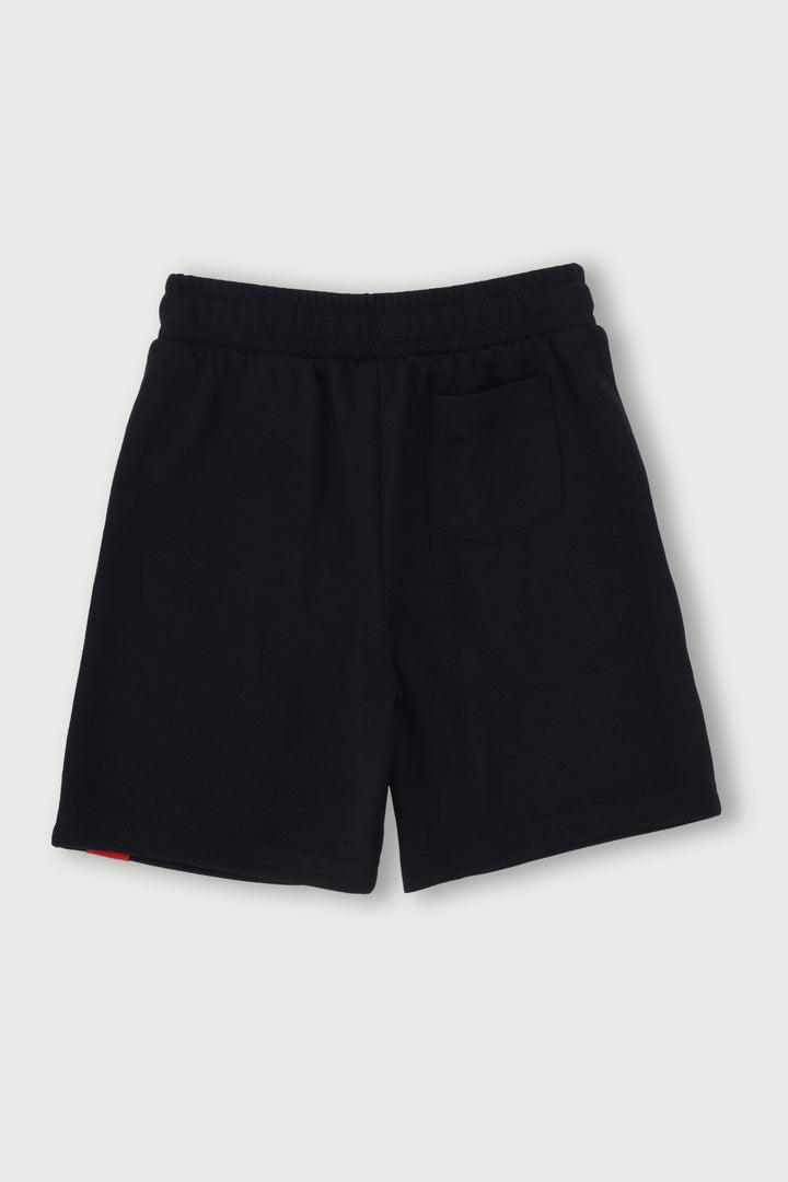 Pre-Boys Spiderman Mesh Shorts - Black