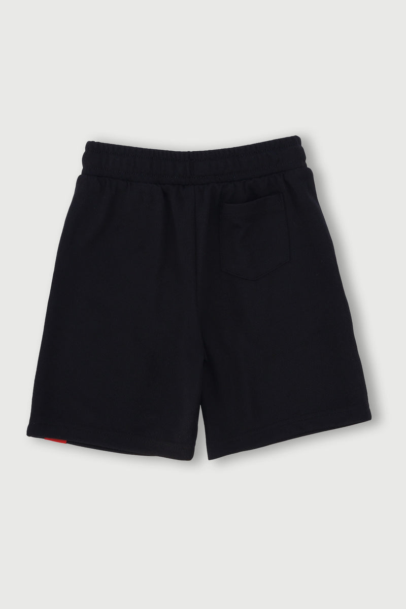Pre-Boys Spiderman Mesh Shorts - Black