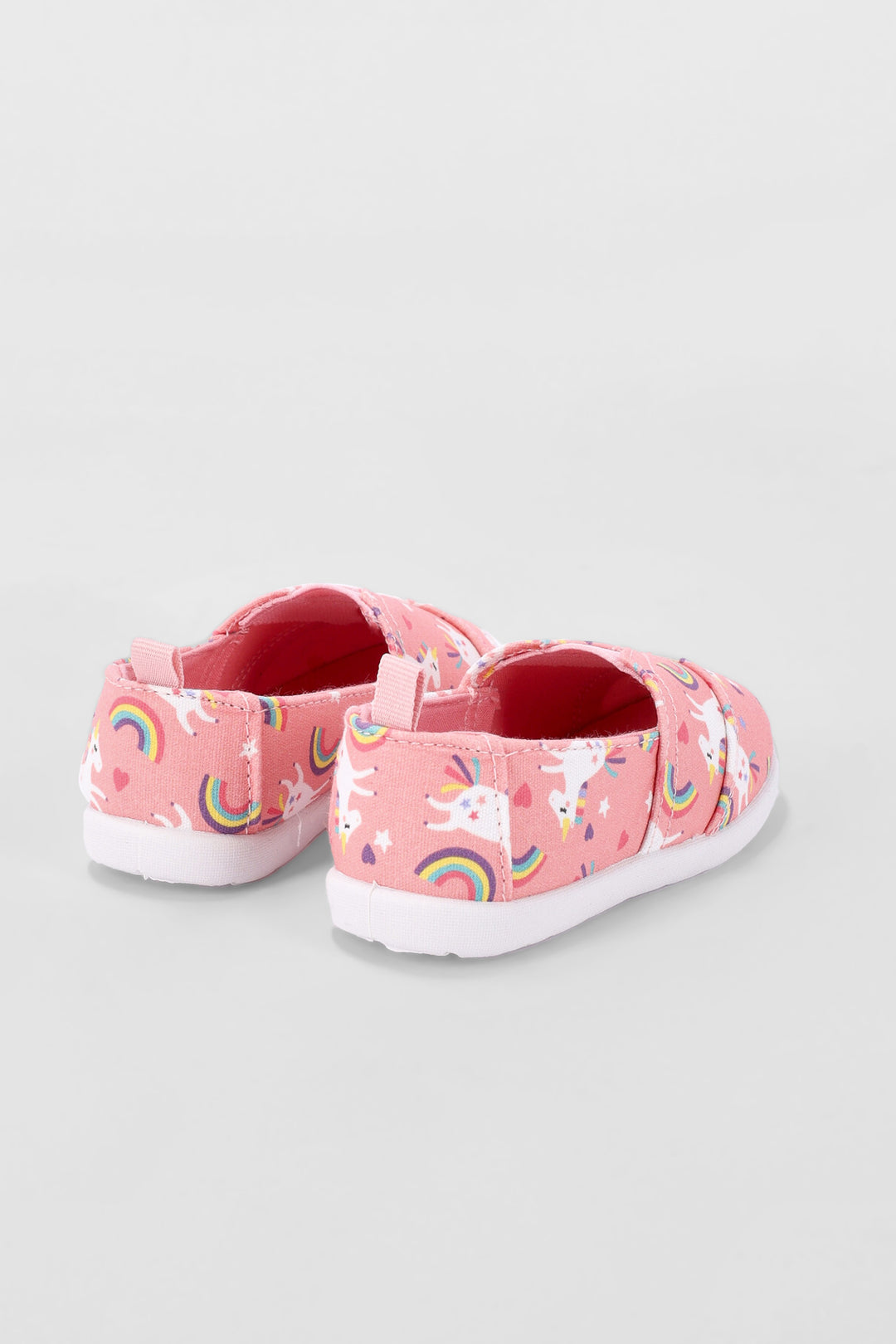 Pre-Girls Unicorn Print Slip-On - Pink