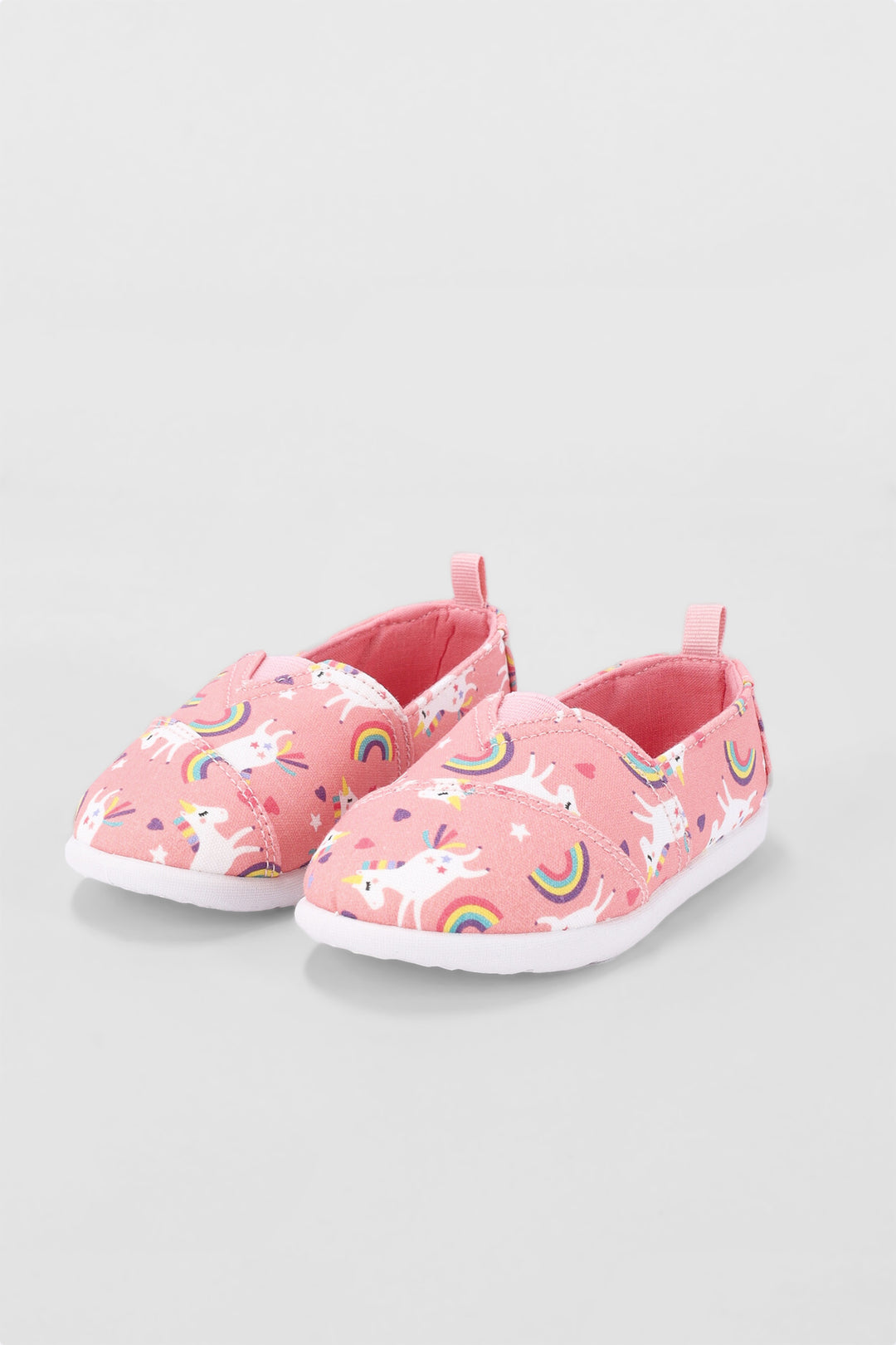 Pre-Girls Unicorn Print Slip-On - Pink