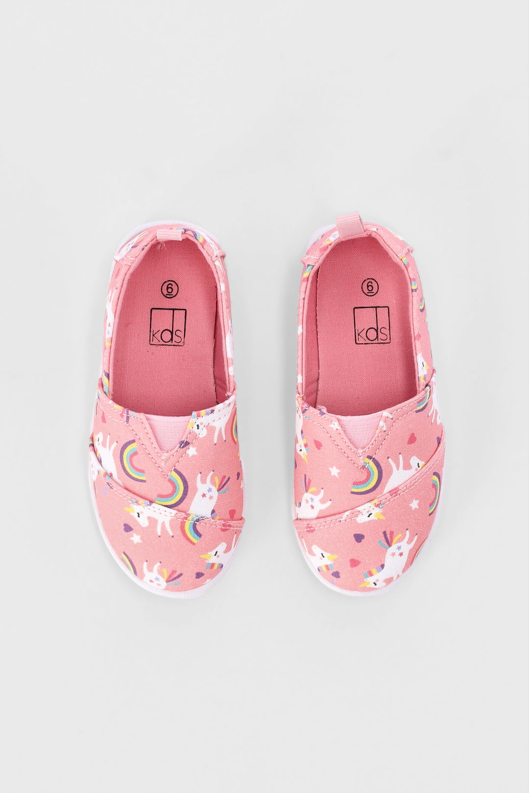 Pre-Girls Unicorn Print Slip-On - Pink