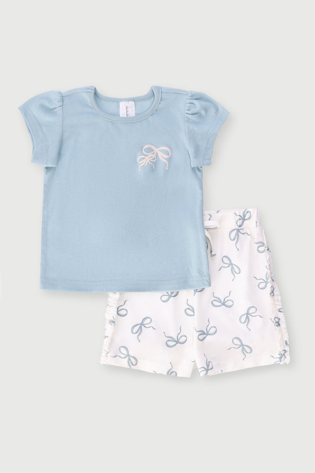 Baby Girls Bow Set - Blue