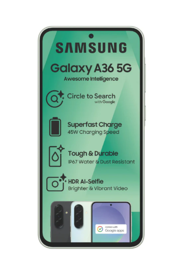 Galaxy A36 5G Dual Sim Black Cellphone