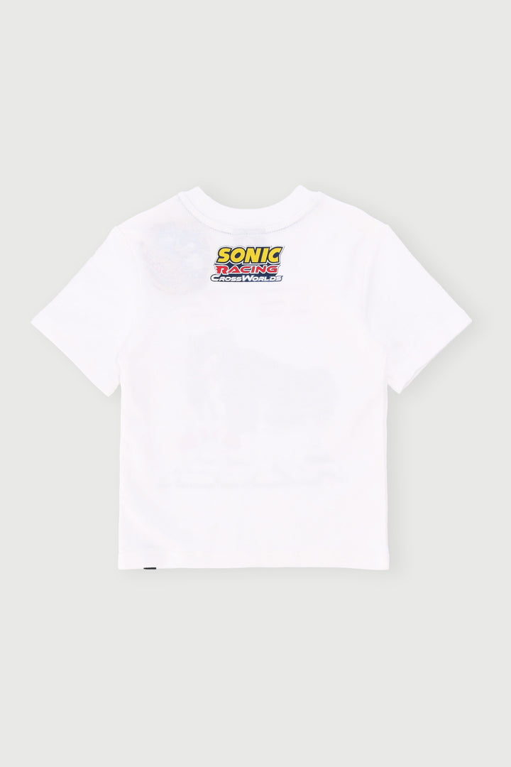 Pre-Boys Sonic Racing Tee - White