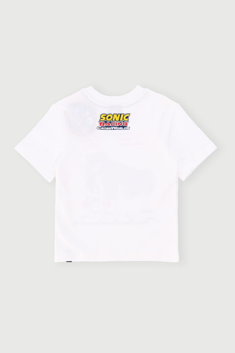 Pre-Boys Sonic Racing Tee - White