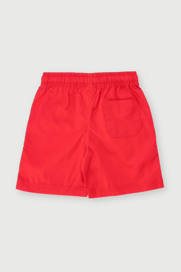 Pre-Boys Woven Shorts - Red
