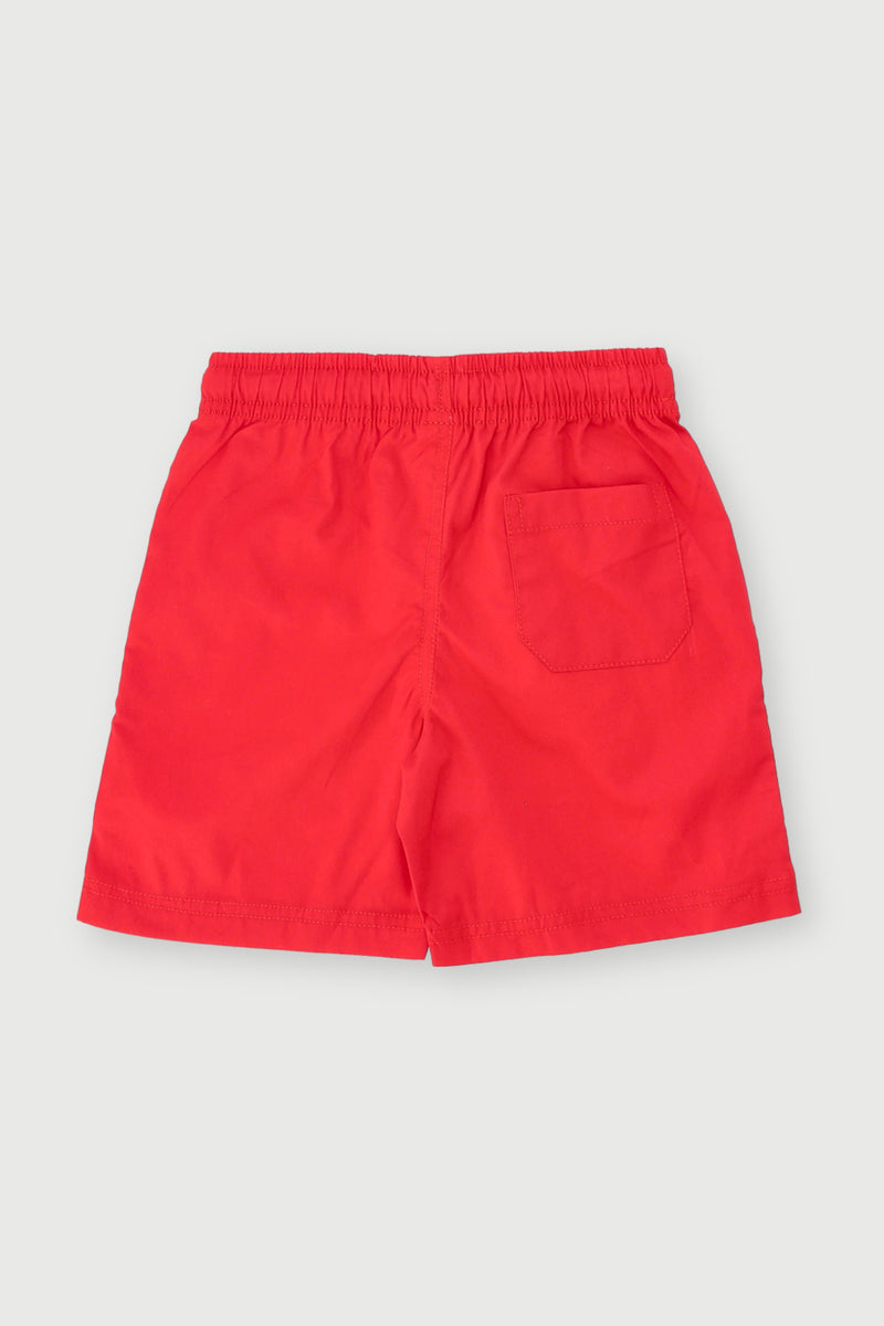 Pre-Boys Woven Shorts - Red