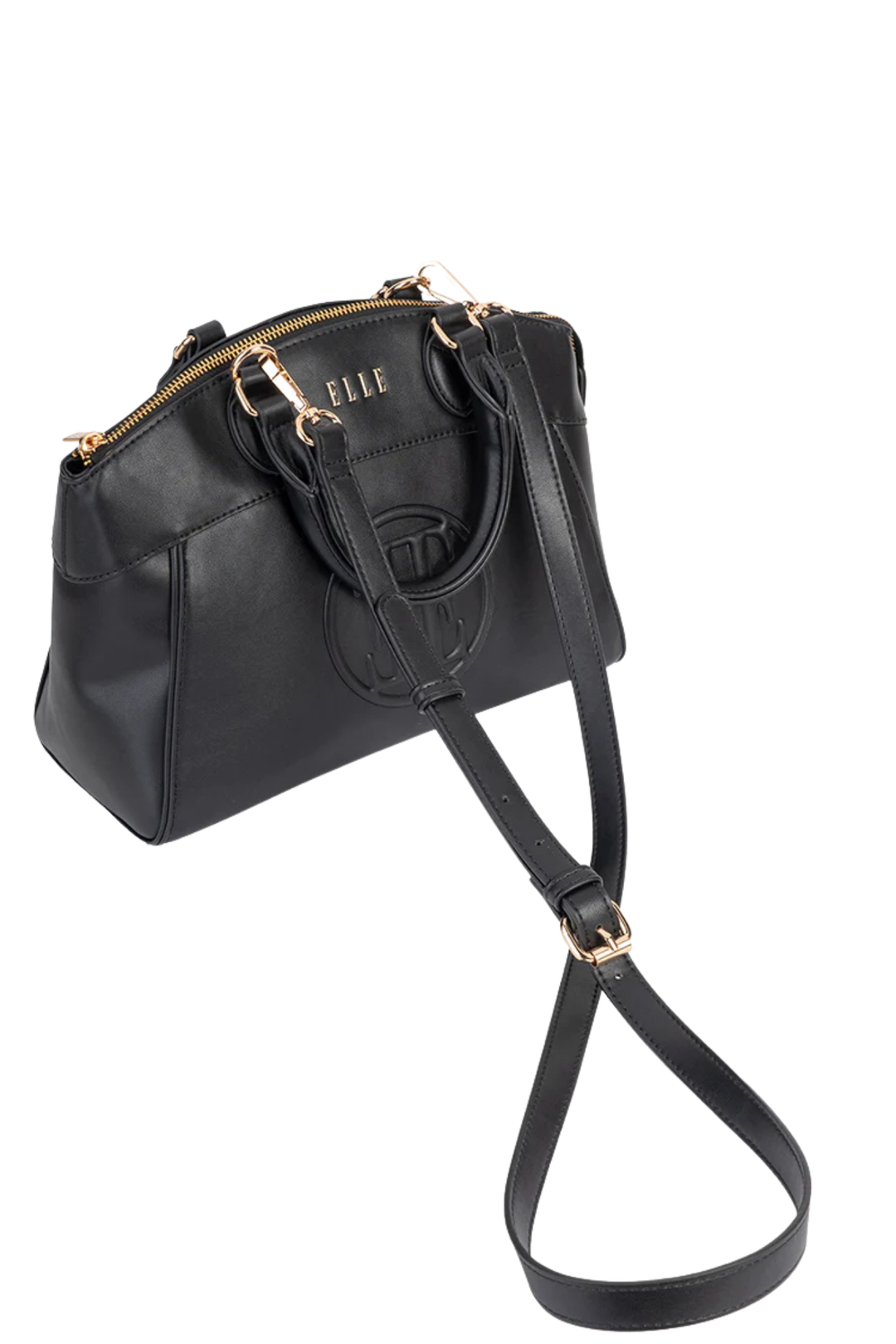 Embossed Dome Bag - Black