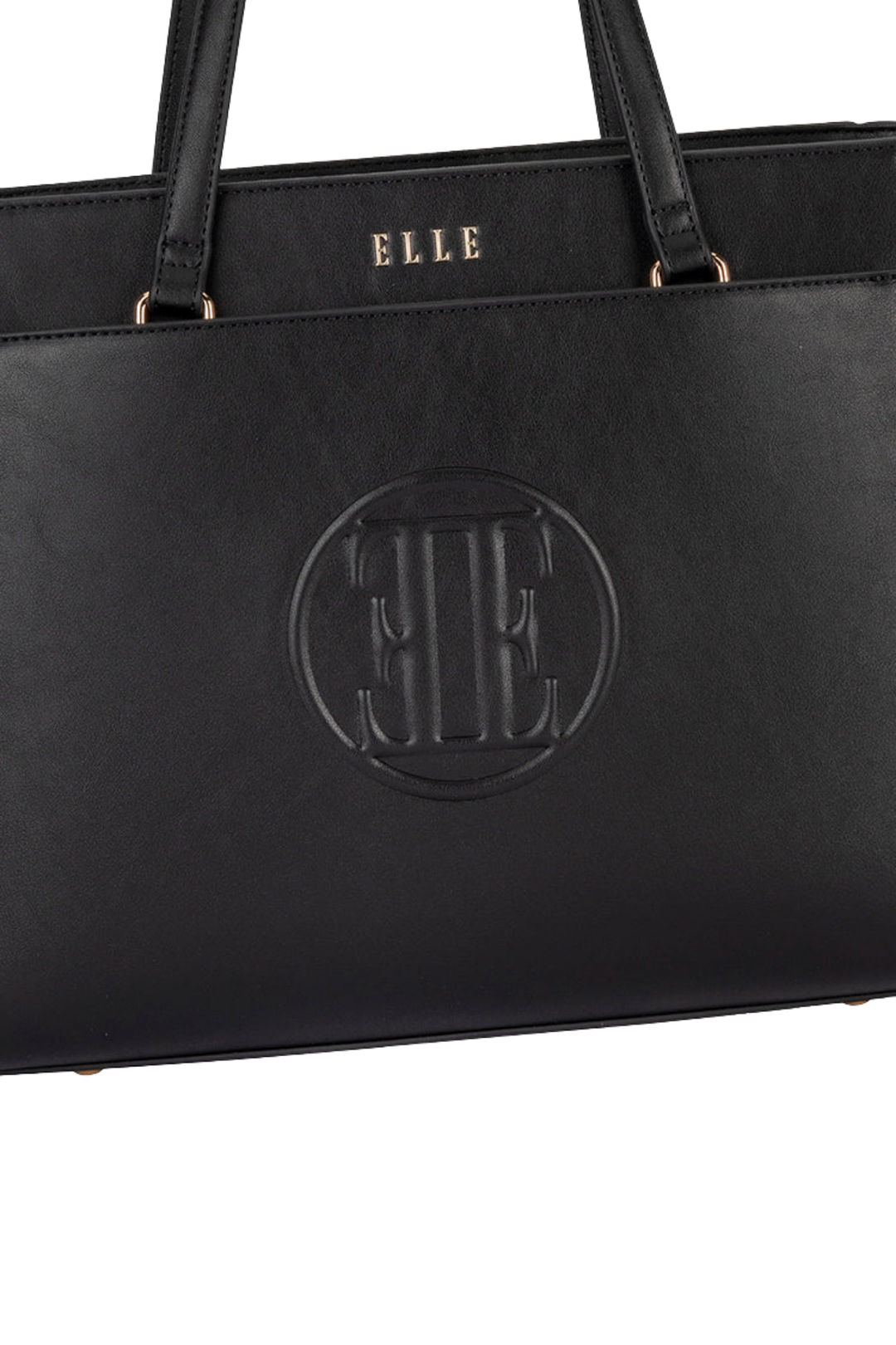 Embossed Tote Bag - Black