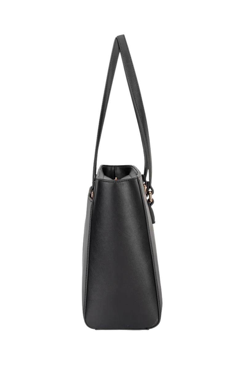 Embossed Tote Bag - Black