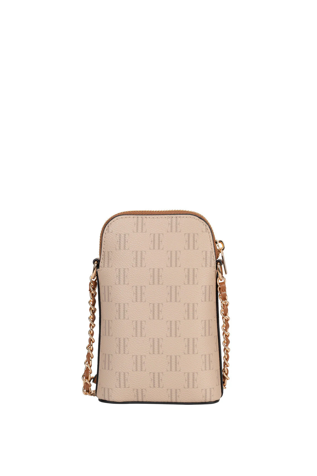 Monogram Phone Sling Bag - Tan