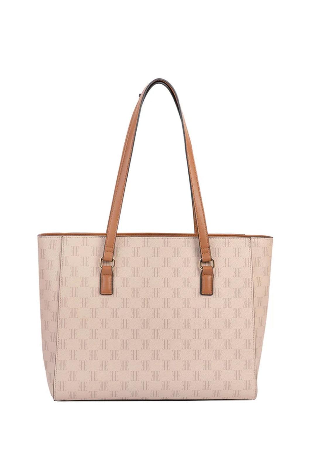 Monogram Tote Bag - Tan