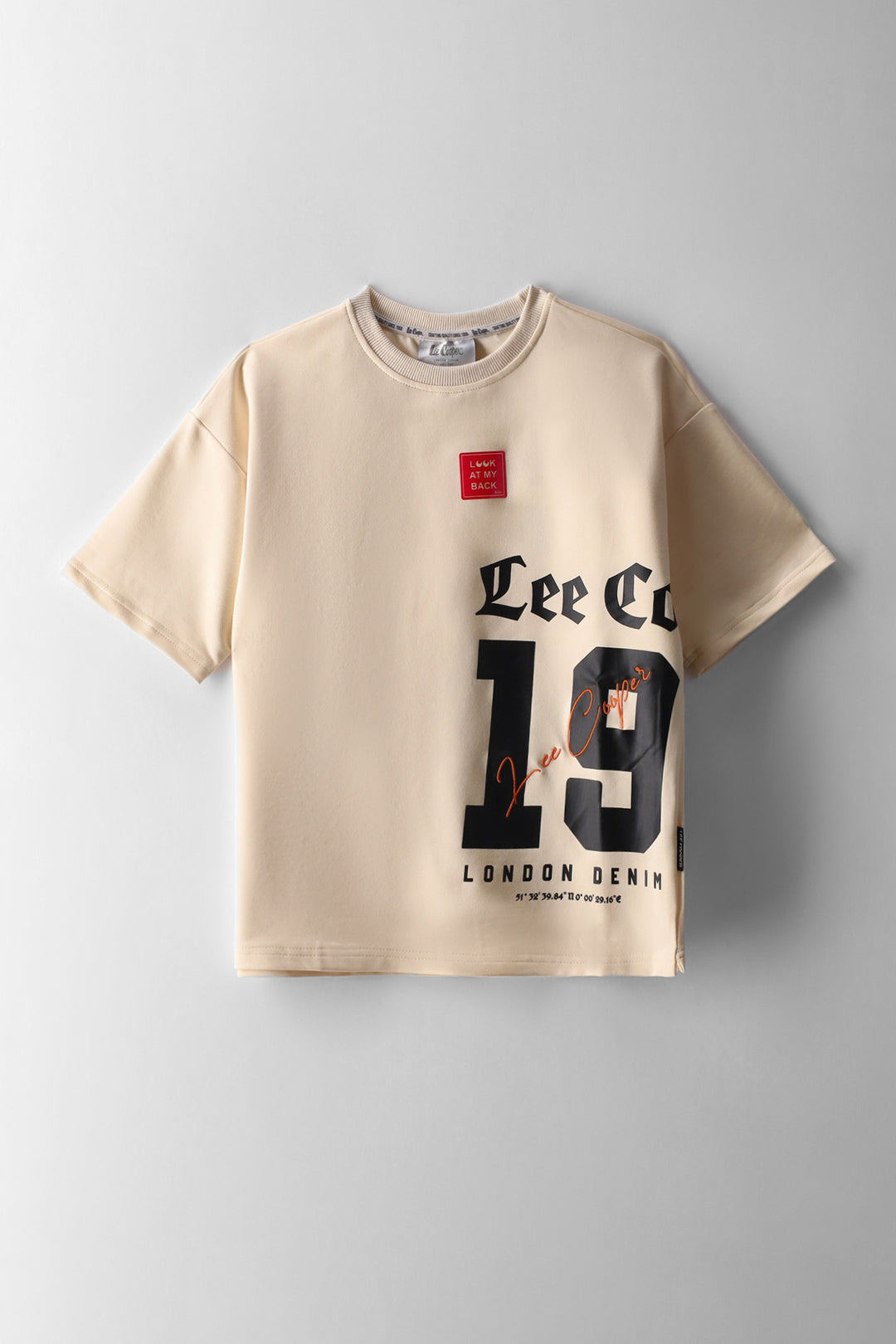 Boys Arie Oversized T-Shirt - Stone