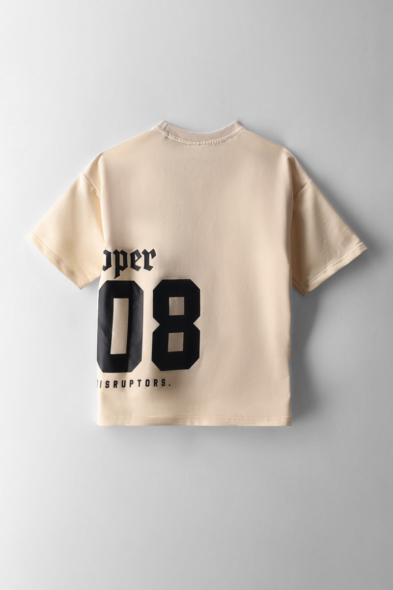 Boys Arie Oversized T-Shirt - Stone