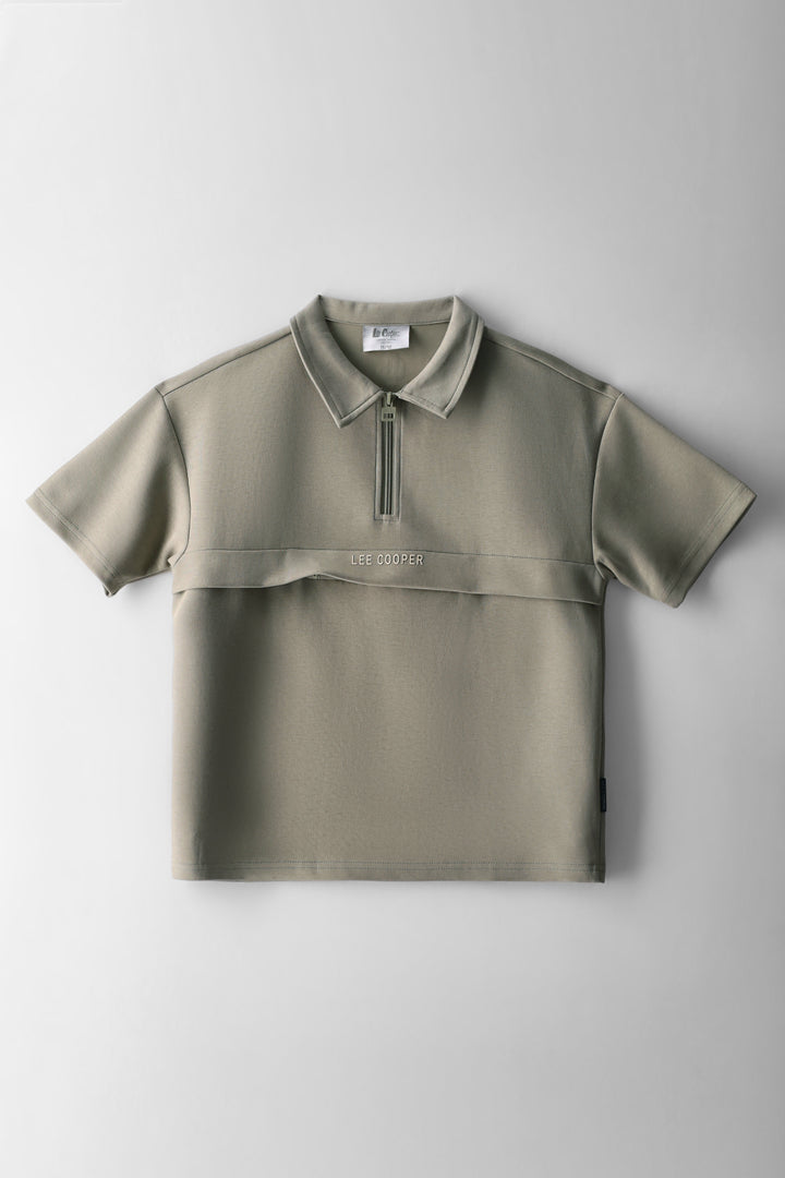 Boys Miles Oversized Golfer - Sage