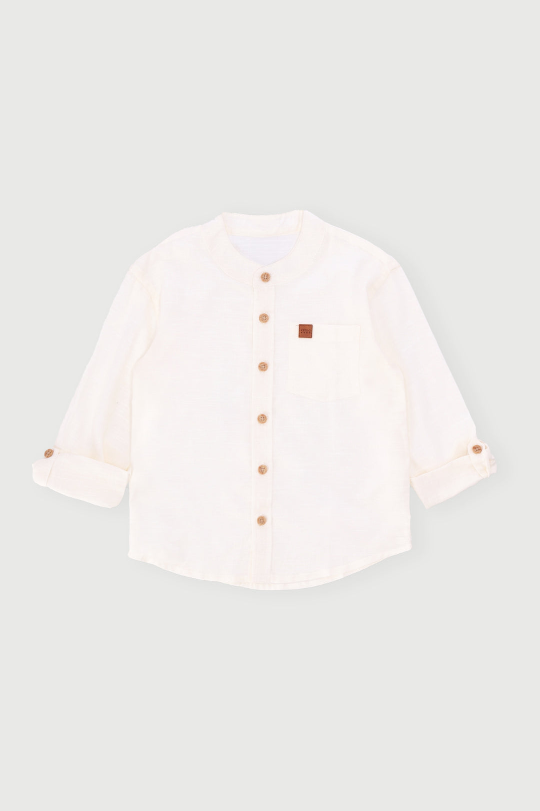 Keedo Boys Textured Shirt - Cream