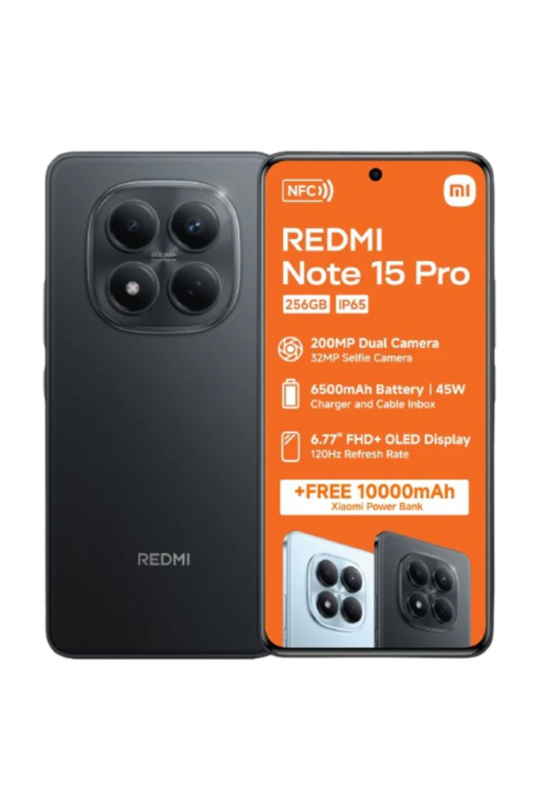 REDMI 15 PRO Dual Sim Cellphone-Black