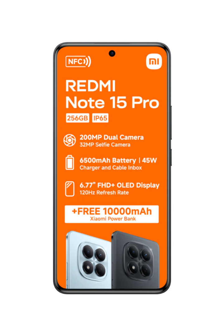 REDMI 15 PRO Dual Sim Cellphone-Black