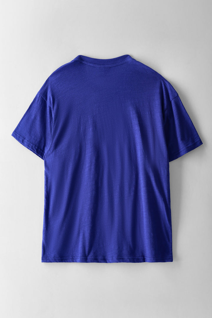 Girls Barcelona Oversized Tee - Blue