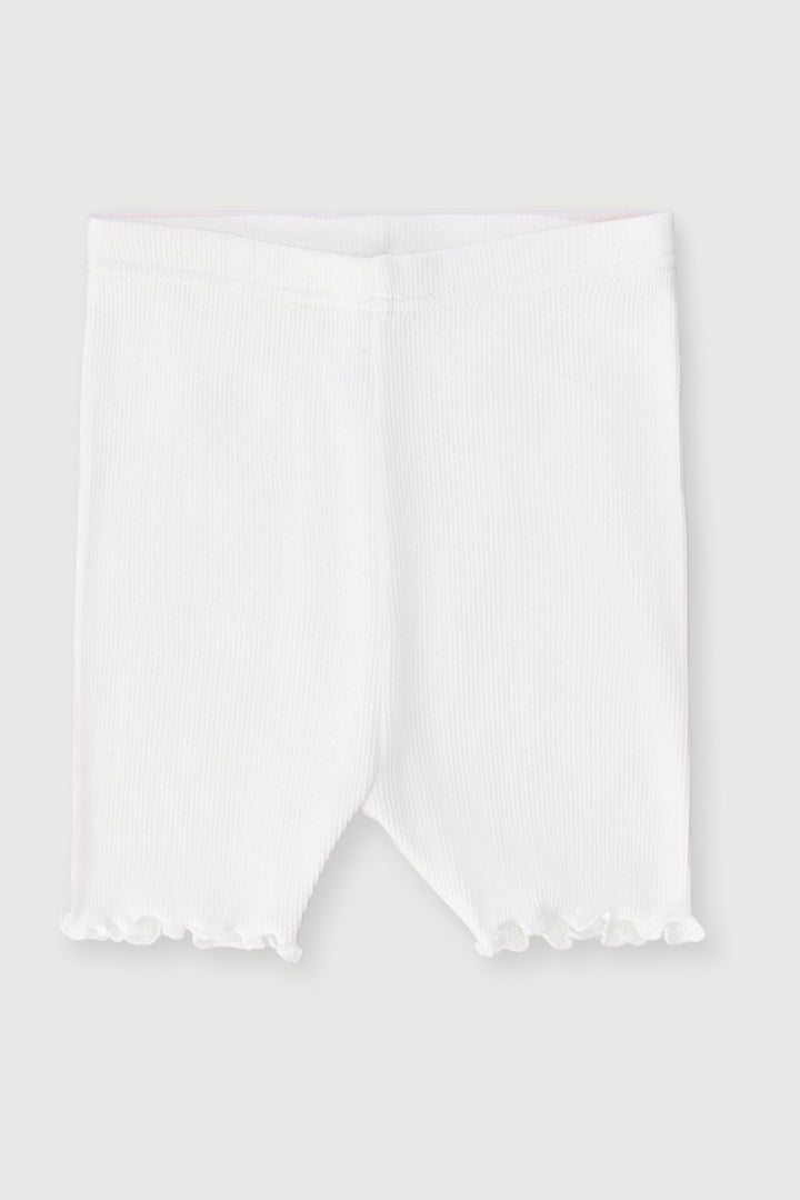 Baby Girls Cycle Shorts - Cream