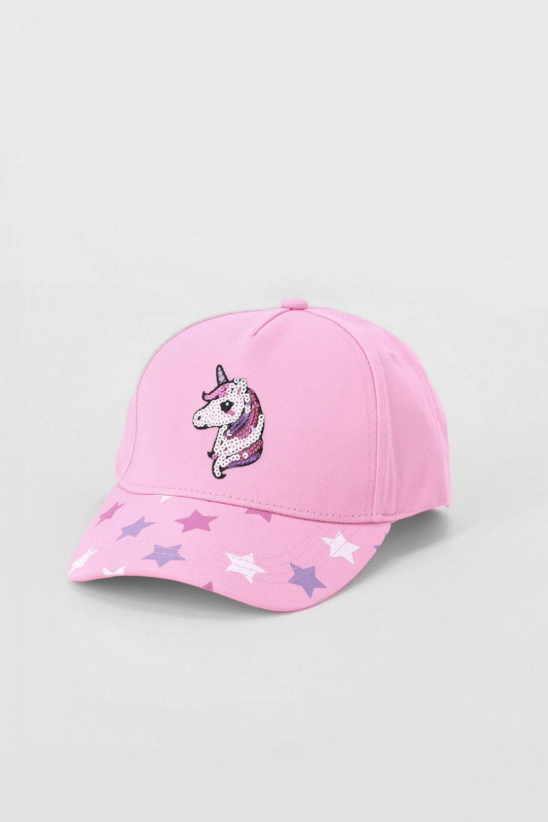 Pre-Girls Unicorn Sequin Cap - Pink