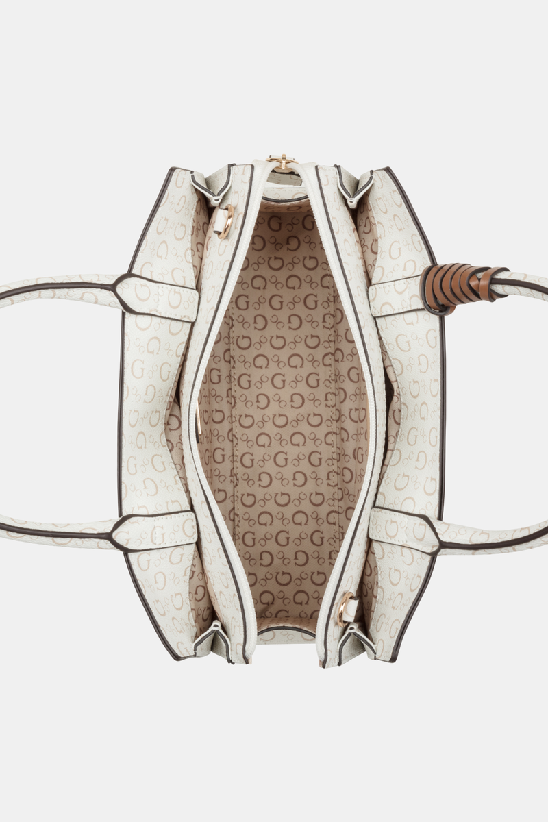 Katy Satchel Bag - White