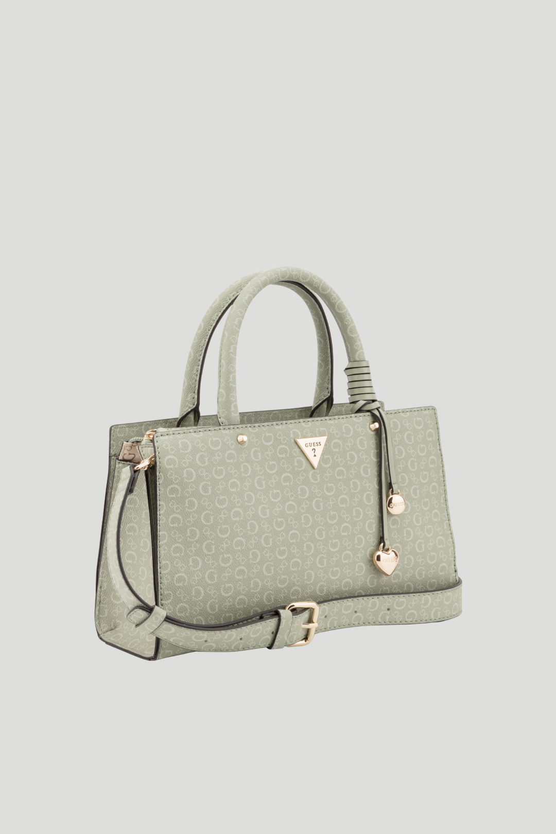 Katy Satchel Bag - Moss Green