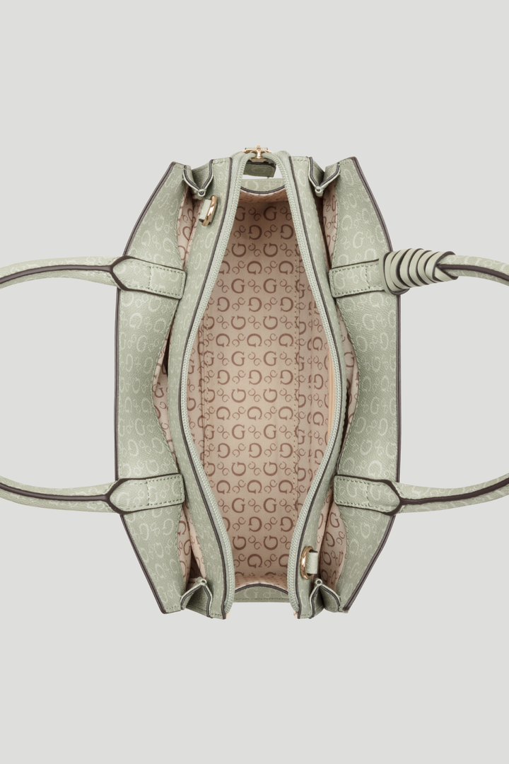 Katy Satchel Bag - Moss Green