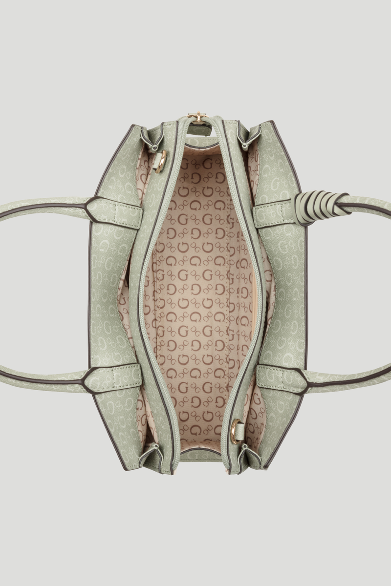 Katy Satchel Bag - Moss Green
