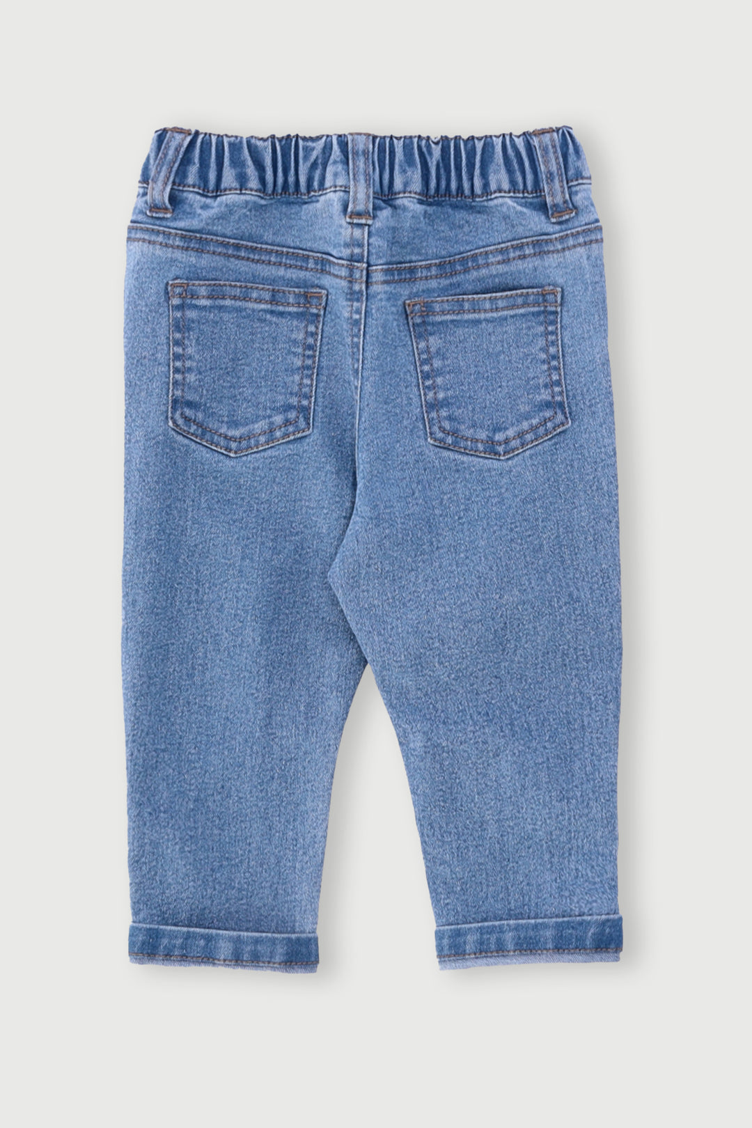 Baby Boys Mid Wash Denim - Mid Blue
