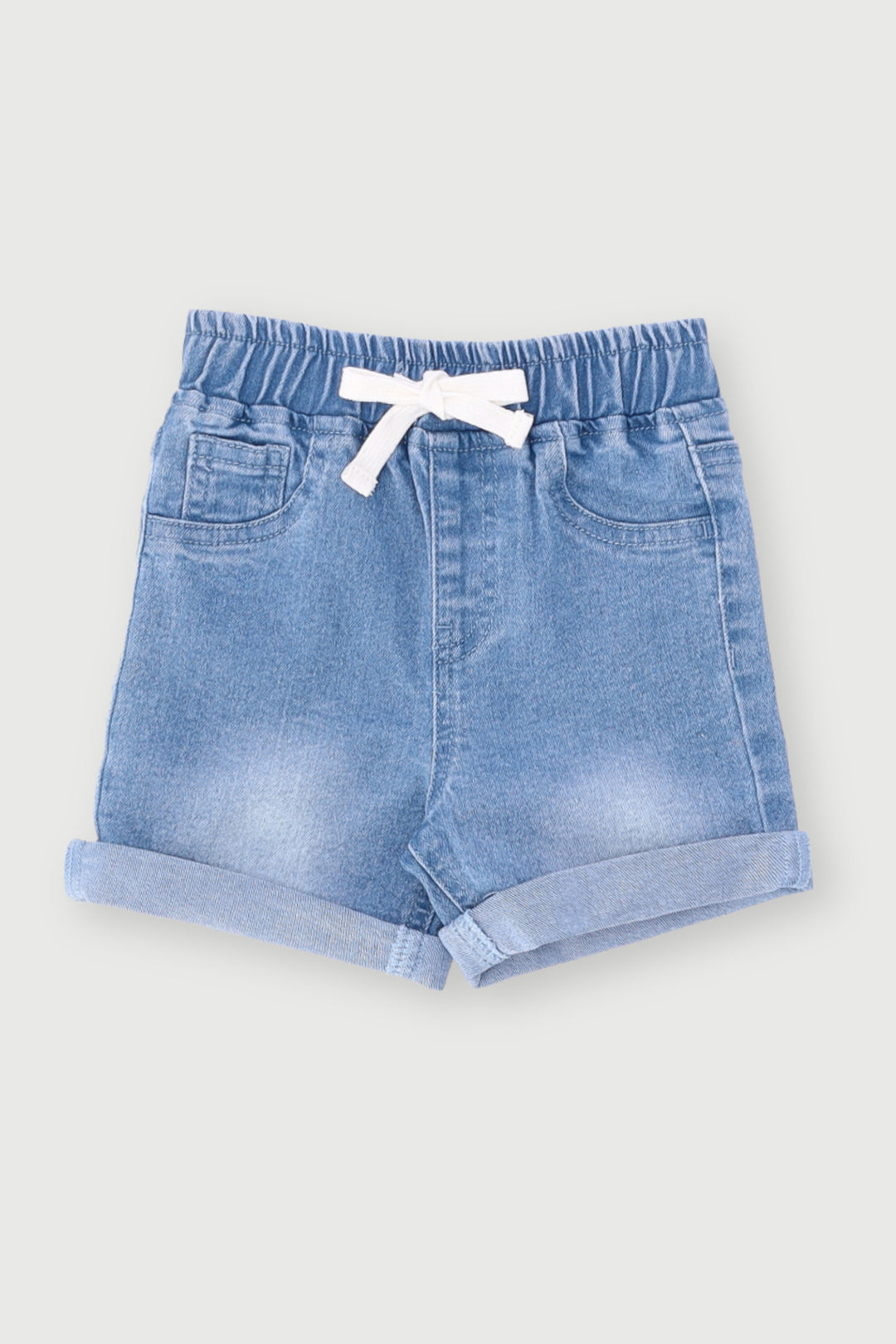 Baby Boys Denim Short - Light Blue