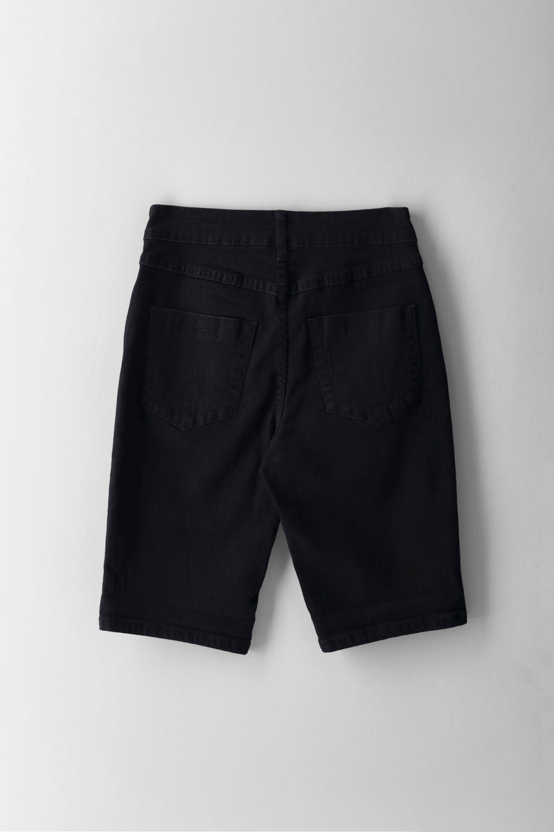 Boys Denim Short - Black