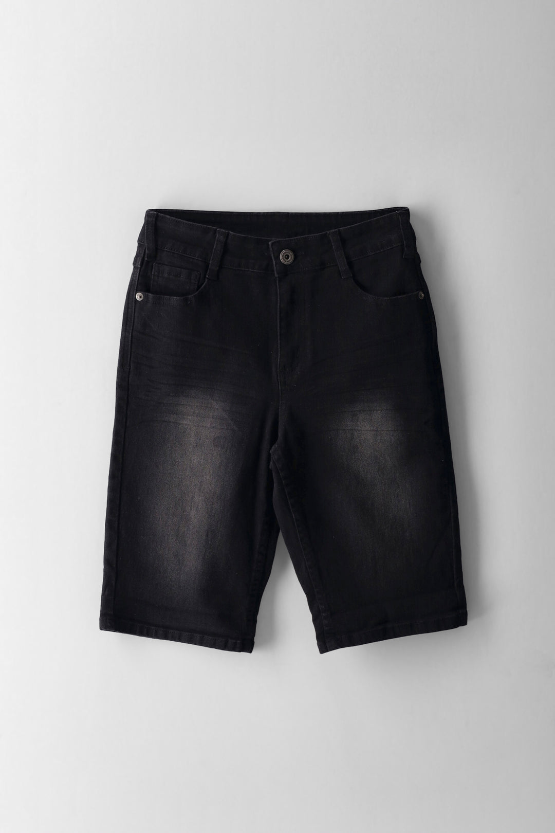 Boys Denim Short - Black
