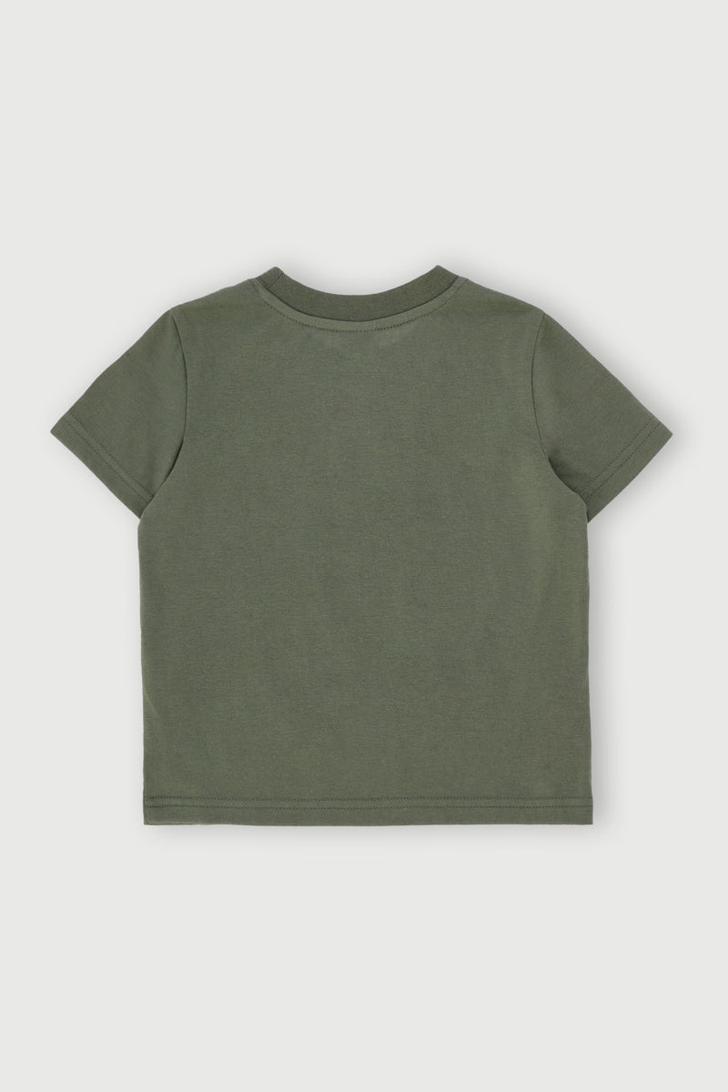 Pre-Boys Easter Bunny Tee - Olive