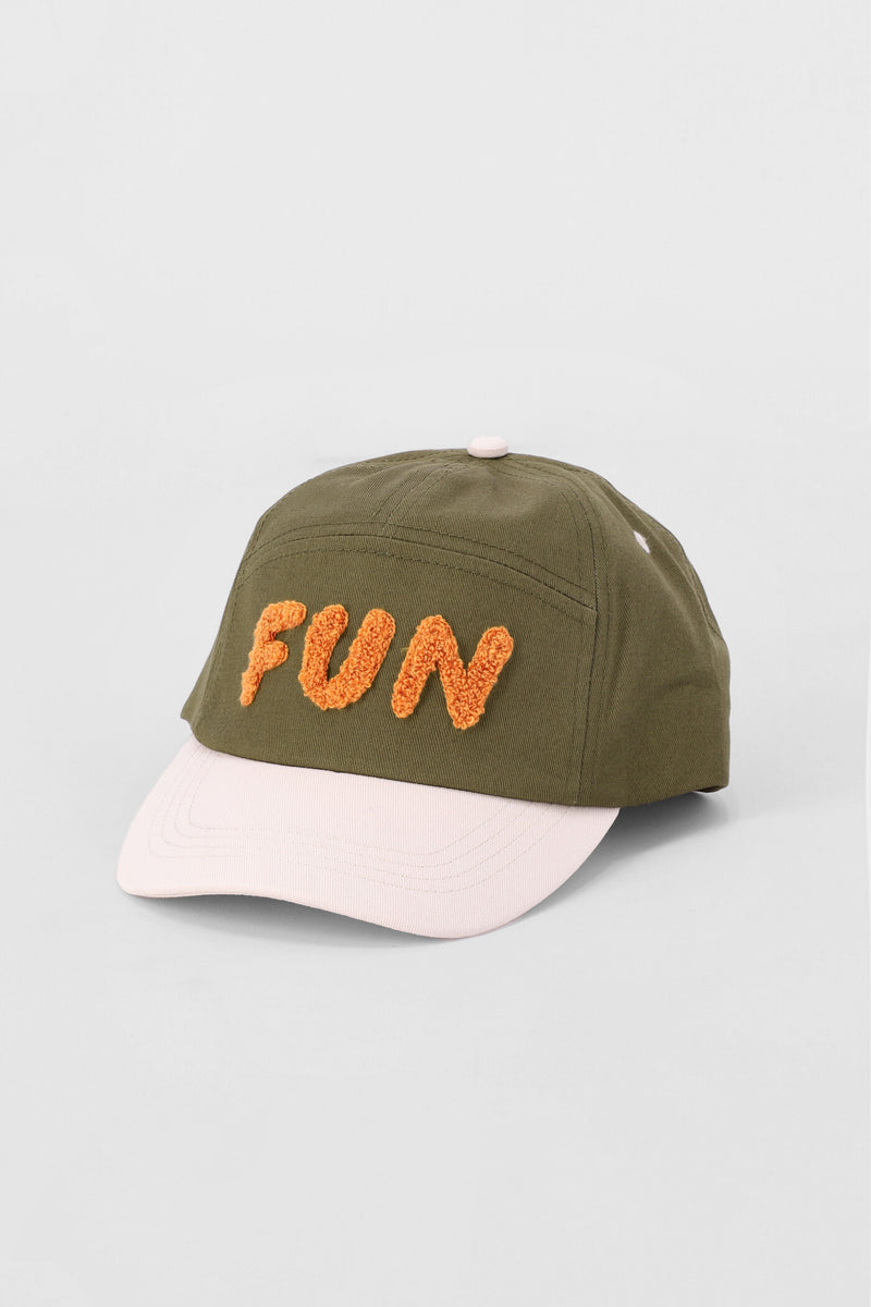 Pre-Boys Fun Cap - Olive