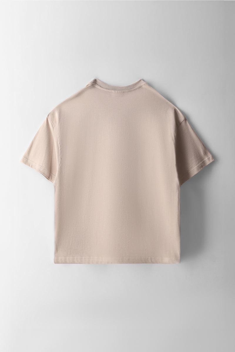Girls Tyla Oversized Tee - Stone