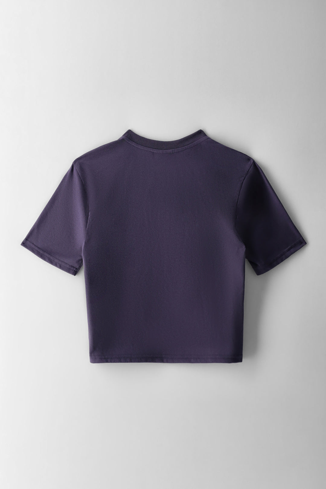 Girls Boxy Running Club Tee - Dark Purple
