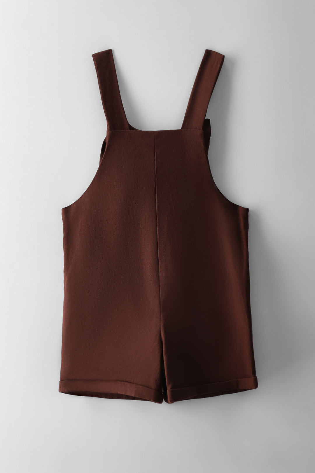 Girls Tie Detail Linen Jumpsuit - Brown