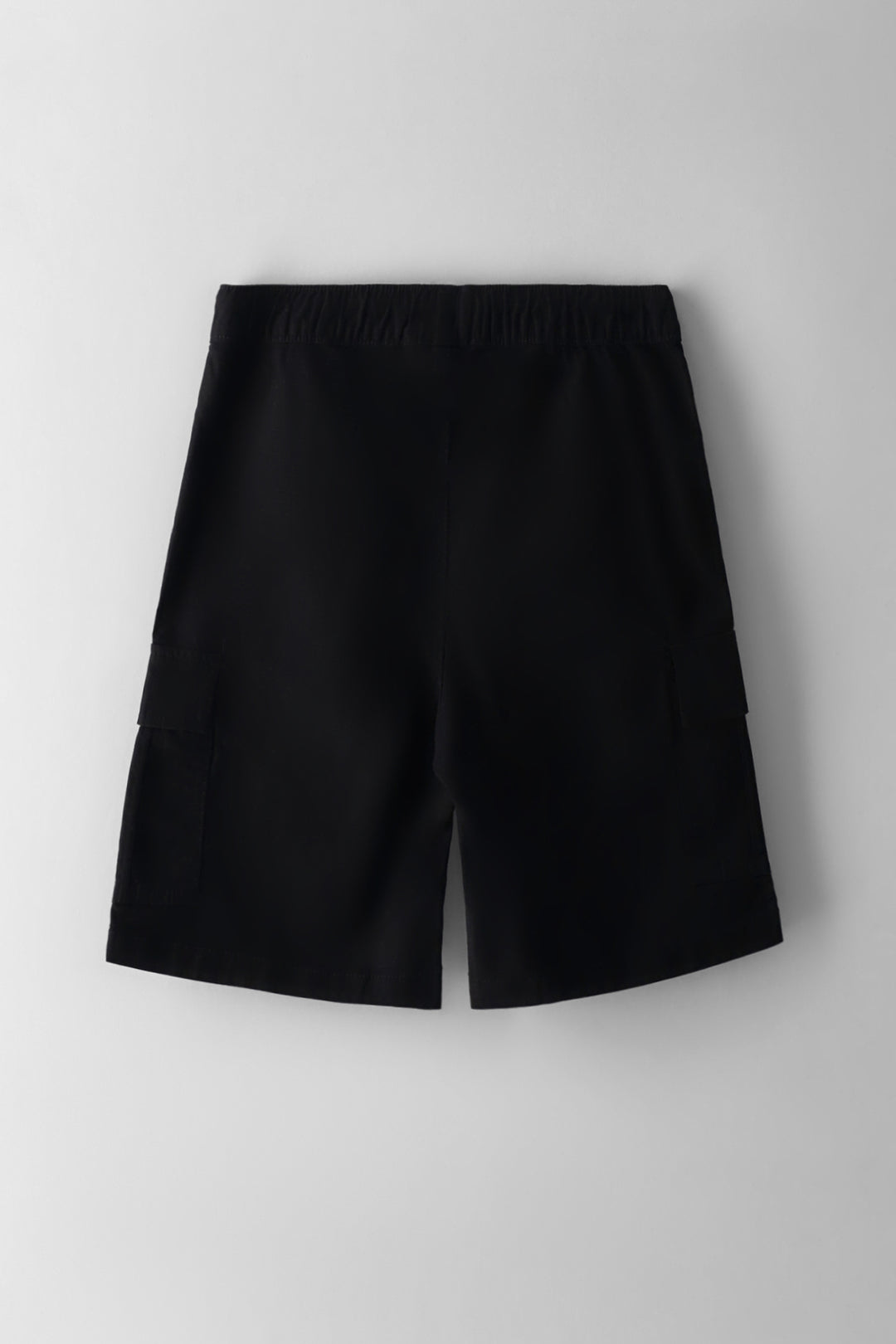 Boys Twill Cargo Short - Black