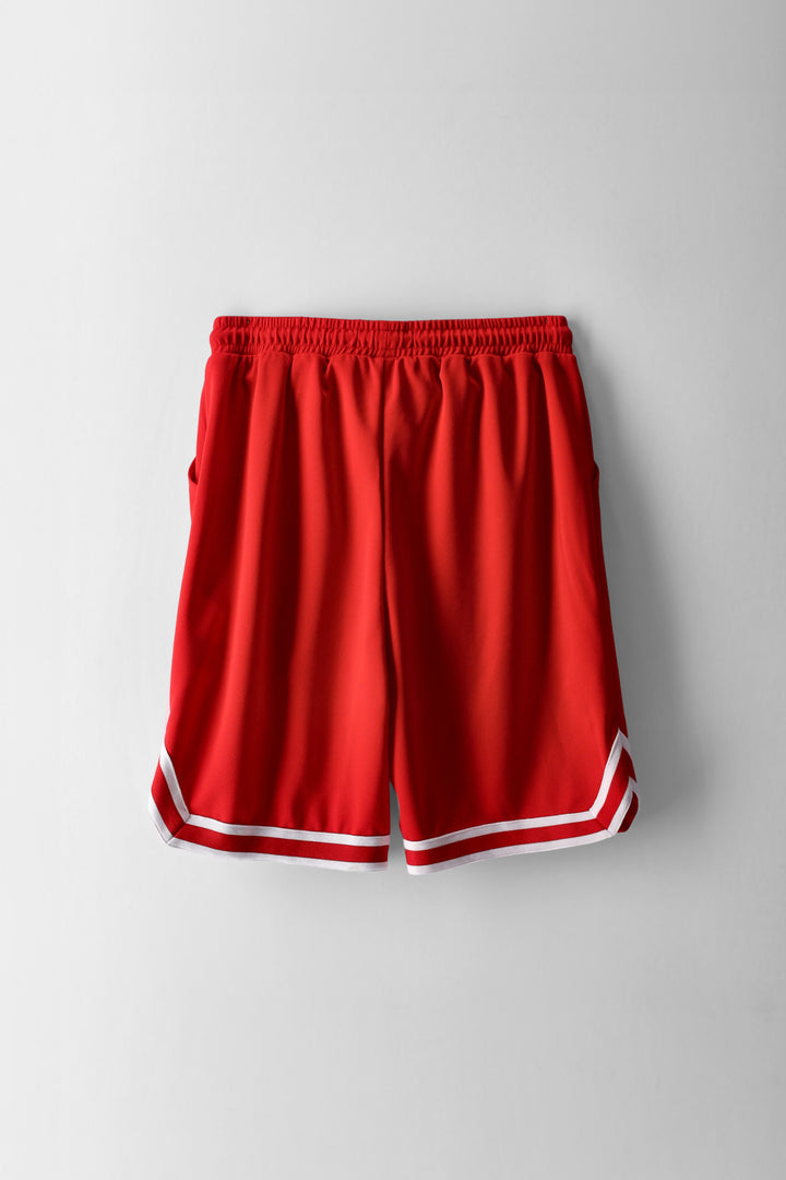 Boys Champs Mesh Sport Short - Red