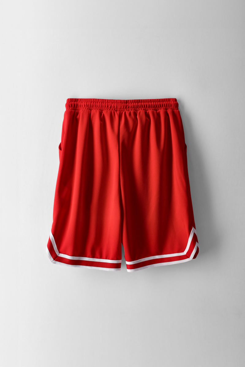 Boys Champs Mesh Sport Short - Red
