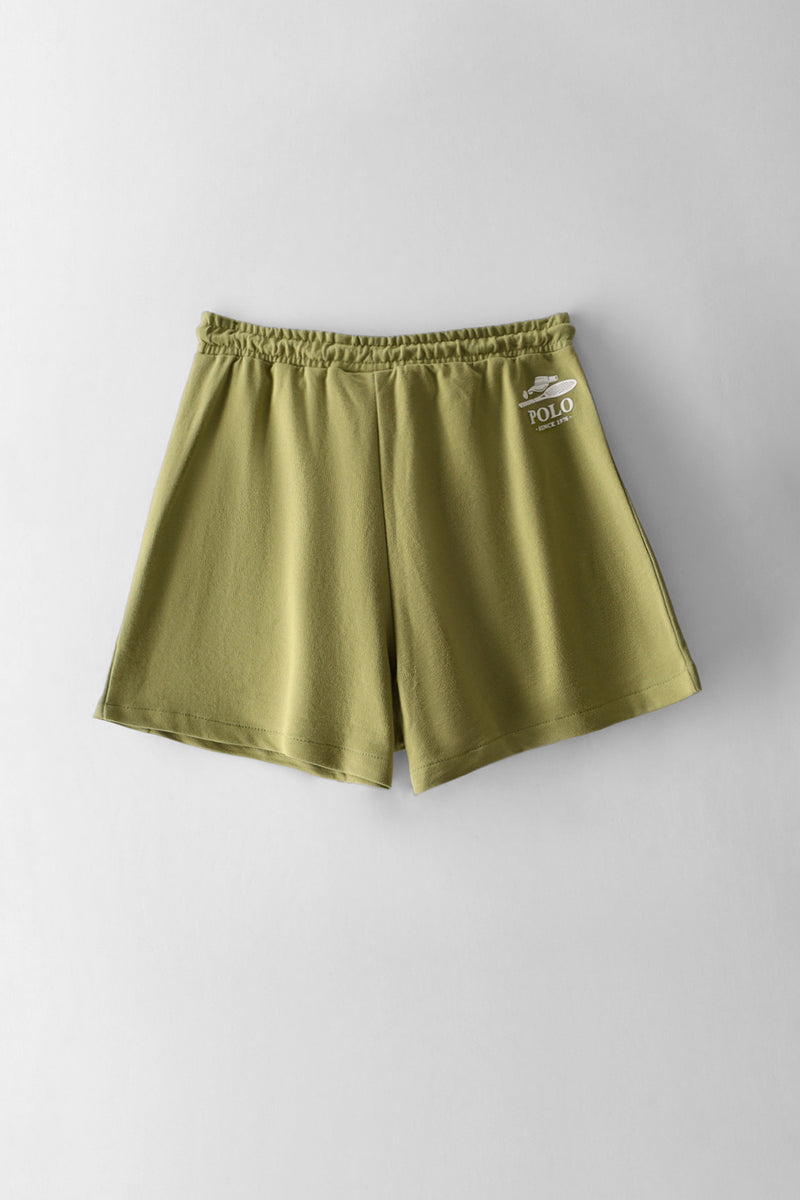 Girls Thandiwe Printed Sport Short - Green