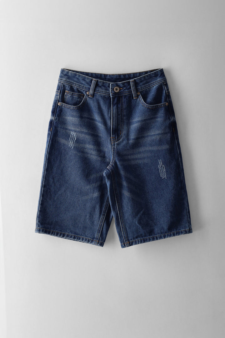 Boys Denim Bermuda Short - Blue