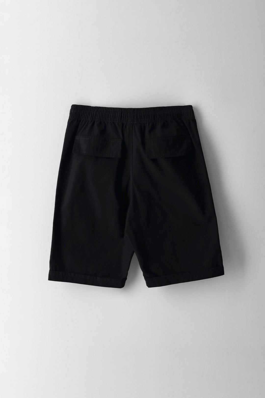 Boys Twill Pull On Short - Black