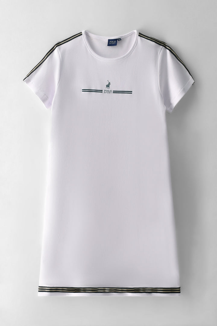 Girls Amie Sport Dress - White