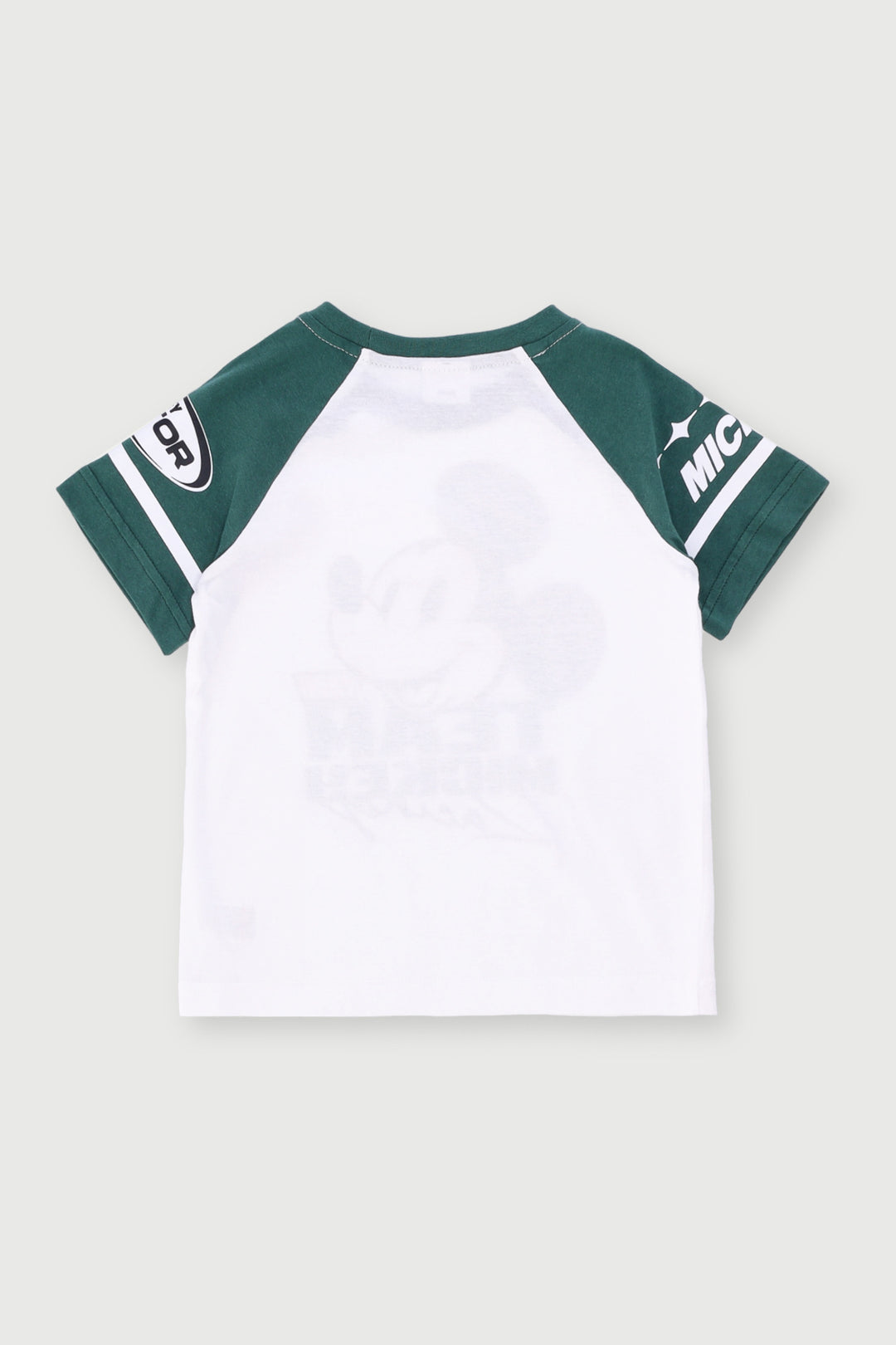 Pre-Boys Mickey Raglan F1 Tee - White