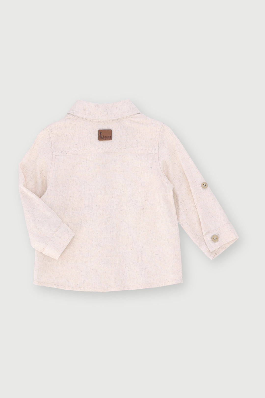Keedo Baby Boys Formal Shirt - Oatmeal