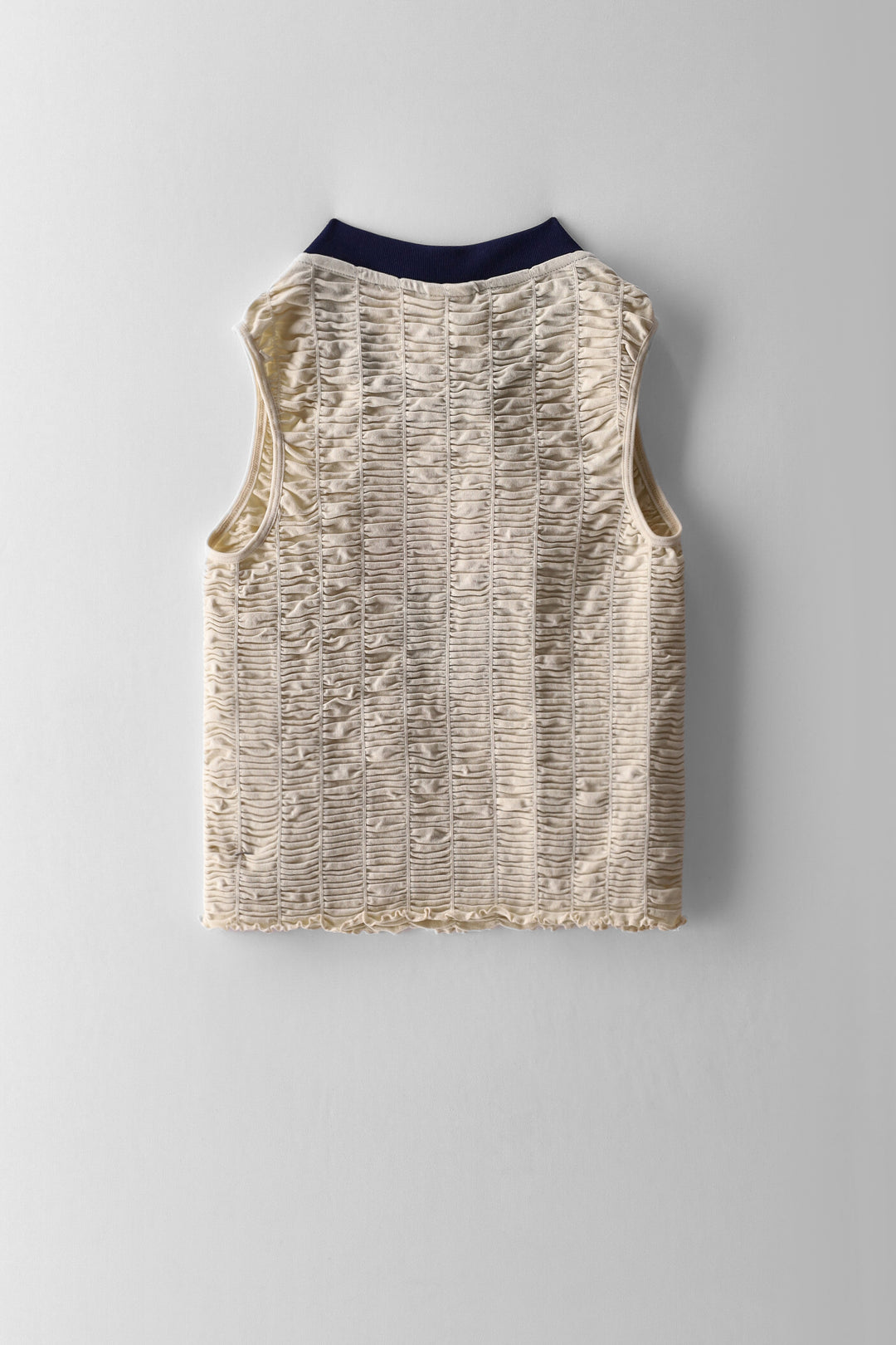 Girls Athletic Seamless Vest - Stone